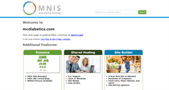 Desktop Screenshot of mcdiabetics.com