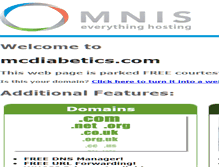 Tablet Screenshot of mcdiabetics.com